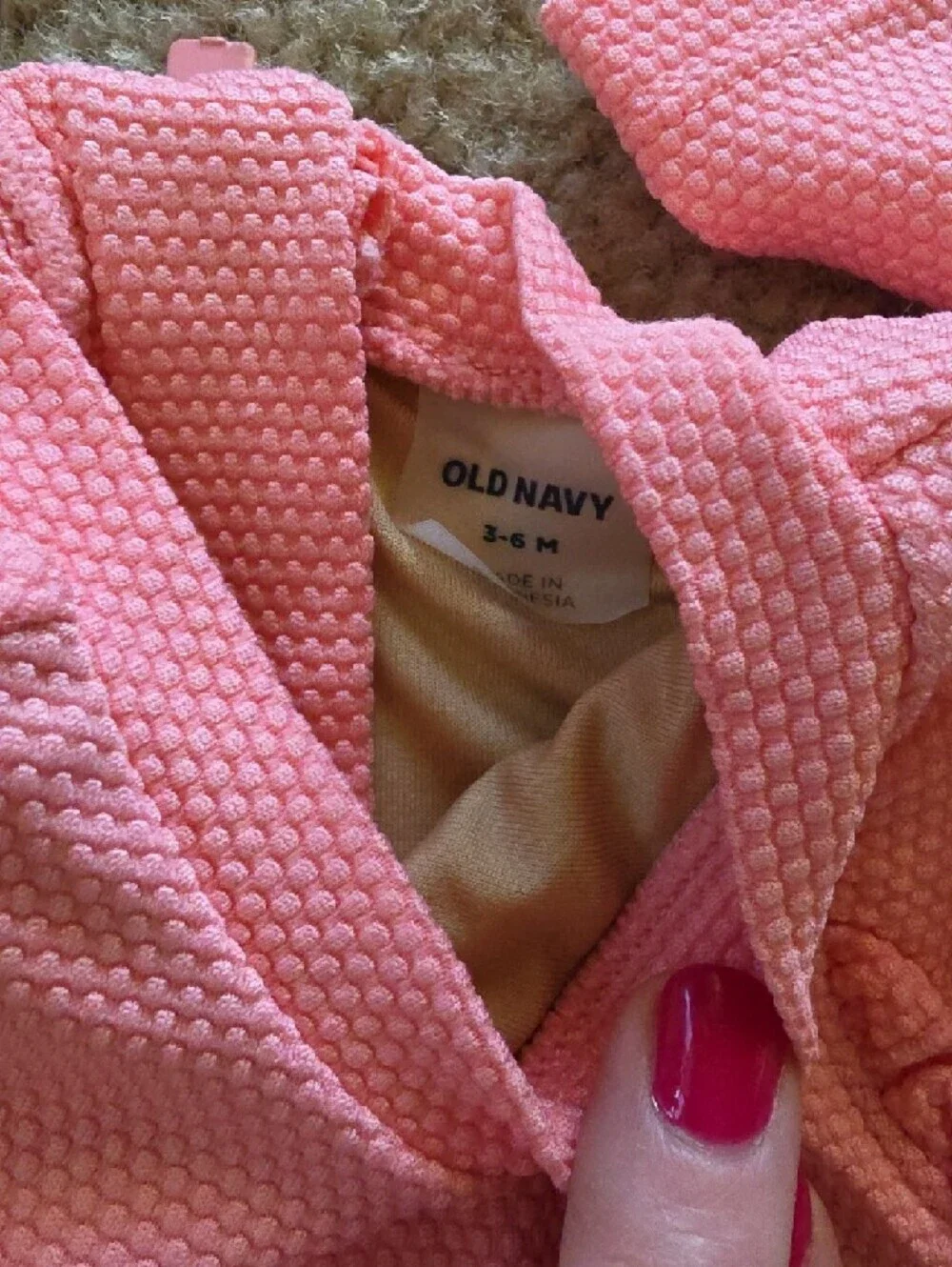 Old Navy Pink Long Sleeve Ruffle Baby One Piece Swimsuit Disney Ariel Bundle